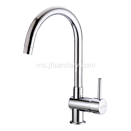 Single-lever tenggelam tembaga dapur keran paip swivel